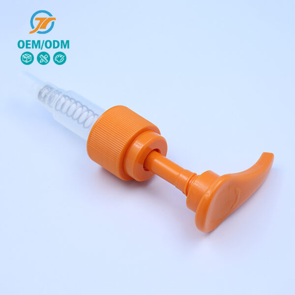 28/410 24/410 Orange-yellow Plastic Hand Hand Washing Gel Pump - Image 2