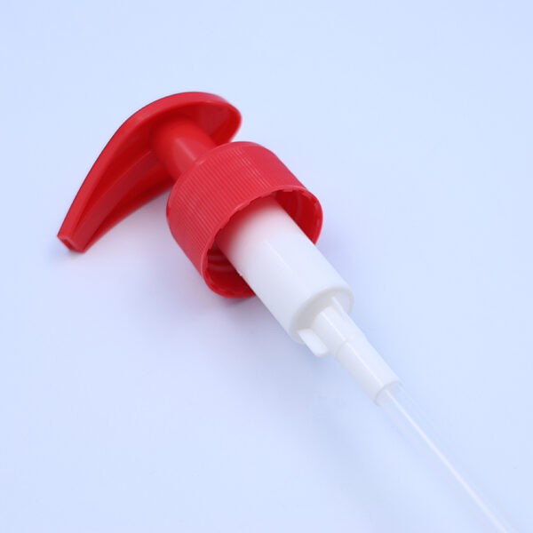 28-410 24-410 Red Leaf-shaped Hand Sanitizer Pump - Image 2