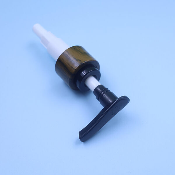 24/410  Wood-grain imitation lotion pump for fragrant body wash - Image 2