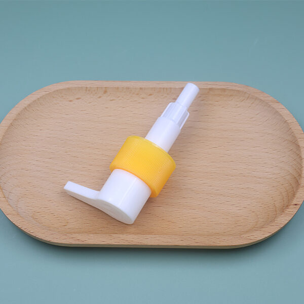 24/410  A yellow lotion pump for hand sanitizer JT01-L - Image 3