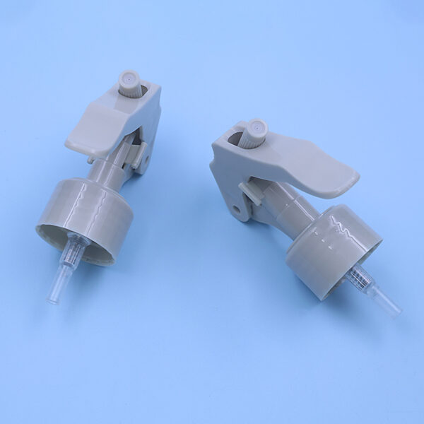 28/410  Mini spray gun in gray color with a toggle switch style. - Image 3