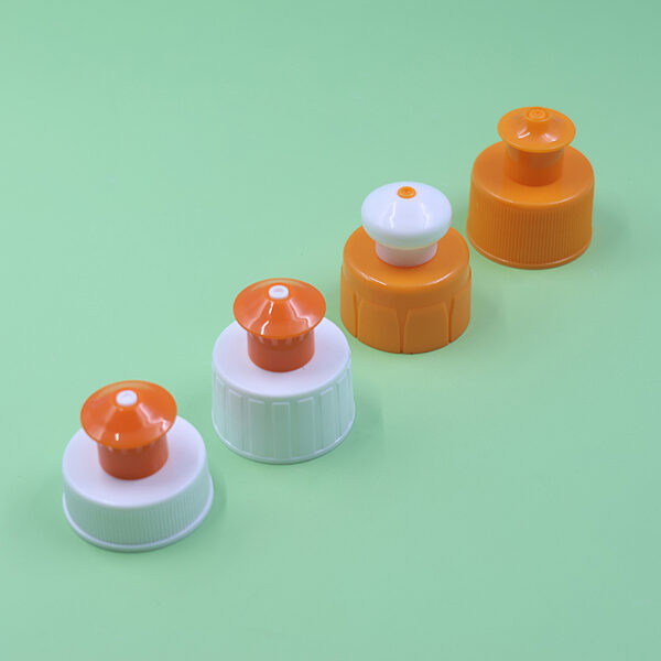 28/400 Plastic lid for body lotion with rose petal design - Image 2