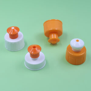 28/400 Plastic lid for body lotion with rose petal design