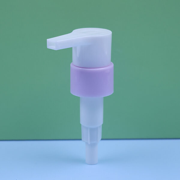 24/410 Purple-white lotion pump for underwear detergent