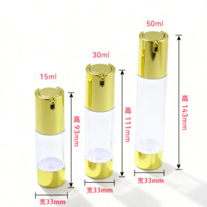 15ml 30ml 50ml  Lotion Dispenser Bottle for Cosmetic Decanting