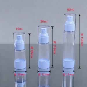 15ml 30ml 50ml  Vacuum lotion bottle for aloe vera gel