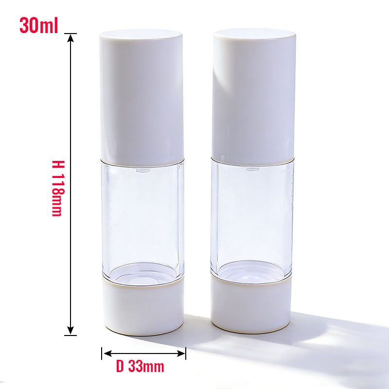 30ml Airless bottle for decorative protective lotion