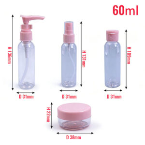 Travel Skincare Dispenser Bottle Set