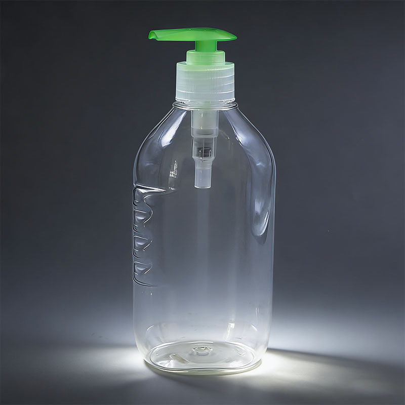 Transparent Plastic Green Press Type 28/410 Up Down Lotion Pump - Image 3