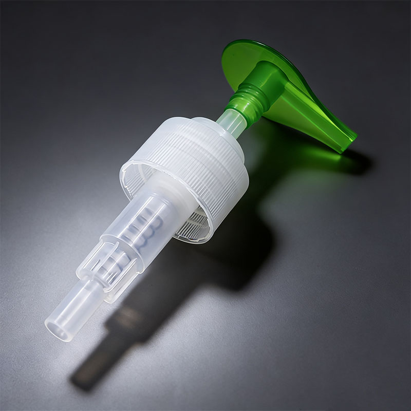Transparent Plastic Green Press Type 28/410 Up Down Lotion Pump - Image 2