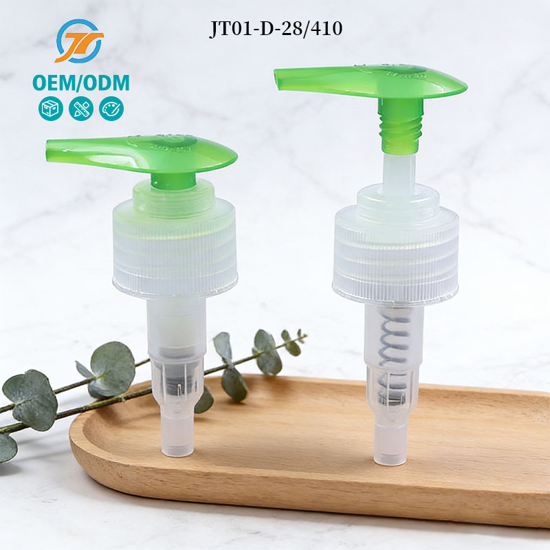 Transparent Plastic Green Press Type 28/410 Up Down Lotion Pump