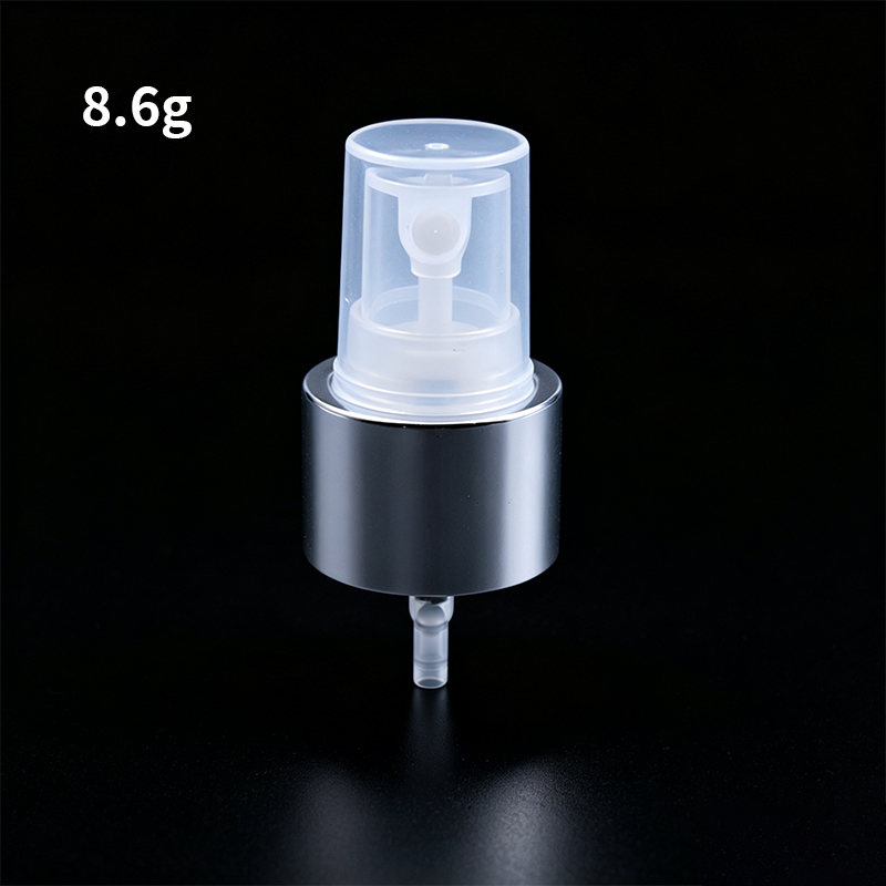 Silver Aluminum Plastic Fine Mist Sprayer For Cosmetic Bottles 24/410 Mini Trigger Sprayer - Image 2