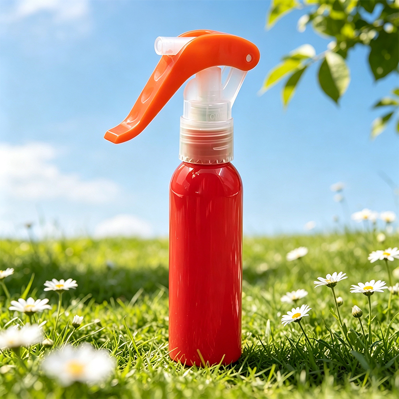 Orange Plastic Trigger Sprayer Nozzle for Household and Cleaning Use 20/410 Mini Trigger Sprayer - Image 3