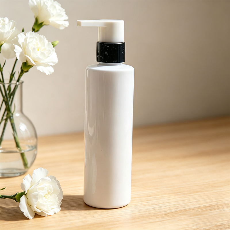 Plastic White Black Lotion Pump Fine Workmanship For Liquid Dispensing 24/410 Up Down Lotion Pump - Image 3