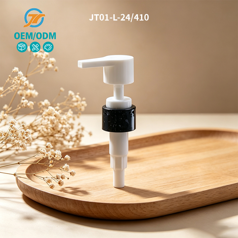 Plastic White Black Lotion Pump Fine Workmanship For Liquid Dispensing 24/410 Up Down Lotion Pump