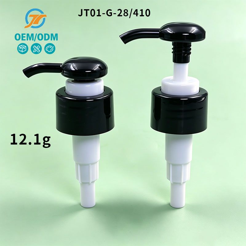 Plastic Black Refined Lotion Pump For Cosmetic Bottles 28/410 Up Down Lotion Pump