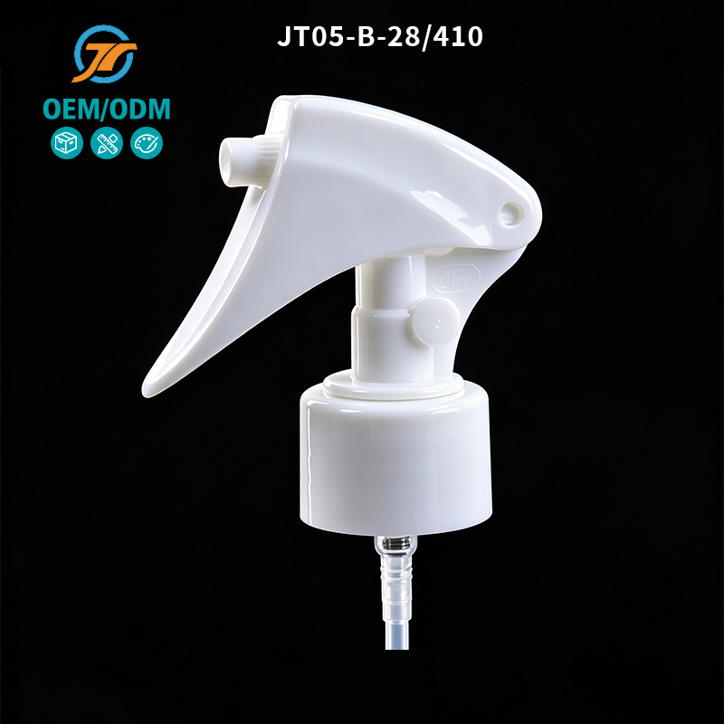 Pure White PP Material Fine Craft Mini Trigger Sprayer For Cosmetic Refill 28/410 Mini Trigger Sprayer