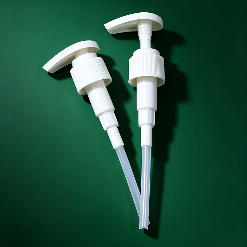 White Plastic Thread Craft Lotion Dispensing Press Pump Head 24/410 Up Down Lotion Pump - Image 2