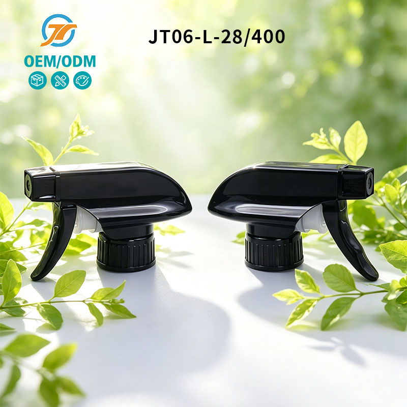 Glossy Black Plastic Trigger Gardening Watering Spray Nozzle 28/400 Trigger Sprayer