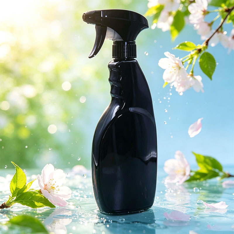 High Gloss Black Plastic Trigger Nozzle Thread Sealed Craft For Household Disinfectant Dispensing 28/410 Trigger Sprayer - Image 3