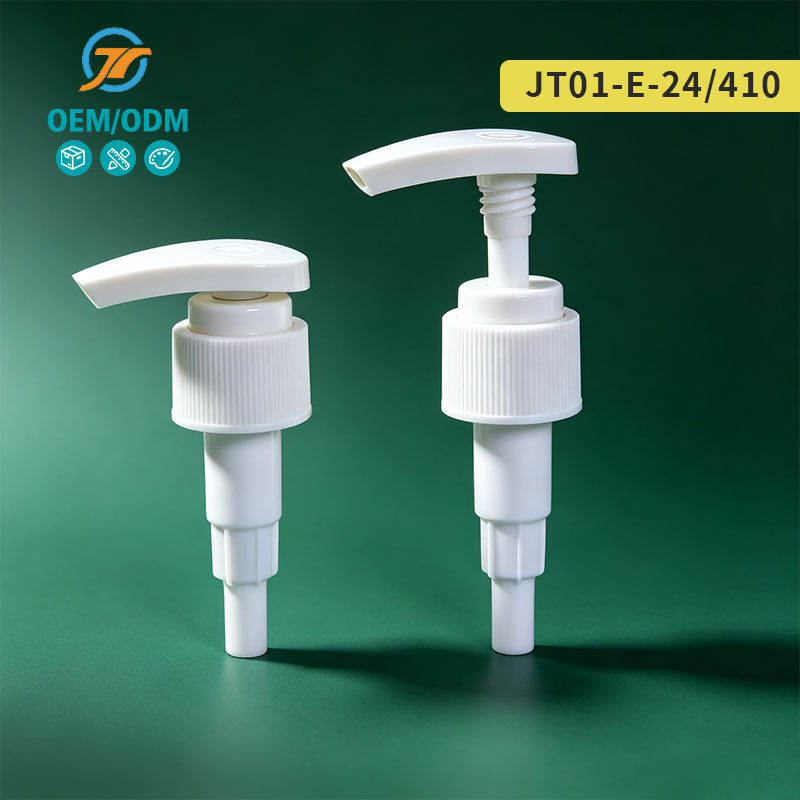 White Plastic Thread Craft Lotion Dispensing Press Pump Head 24/410 Up Down Lotion Pump