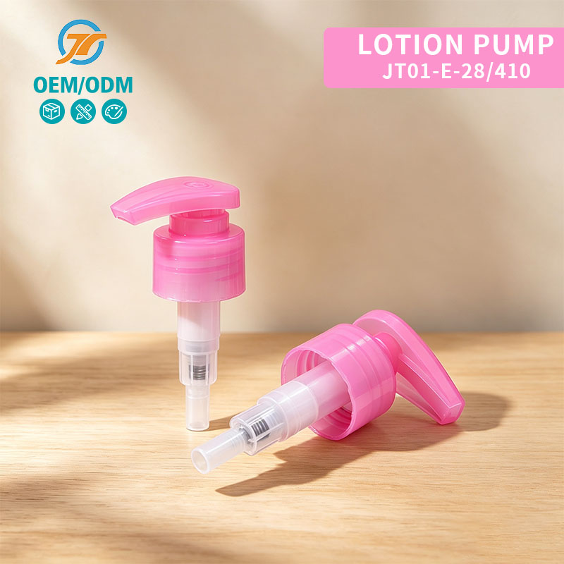 Pink Plastic Well Made Dispenser Pump For Shampoo Shower Gel Bottles 28/410 Up Down Lotion Pump