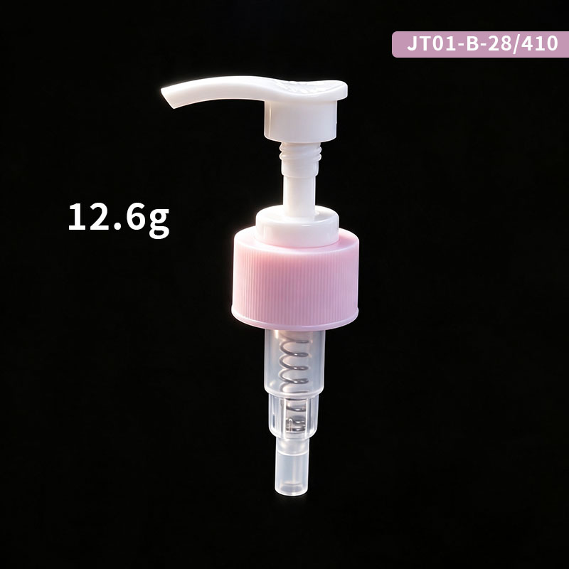 PP Plastic Pink White Press Lotion Dispenser Pump Universal For Skin Care Hand Soap Bottles 28/410 Up Down Lotion Pump
