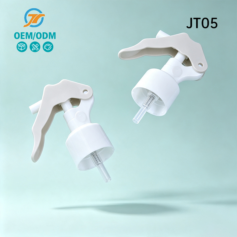 Off White PP Plastic Trigger Spray Pump Fine Mist Press Nozzle Household Cleaning Sprayer Accessories 28/412 Mini Trigger Sprayer - Image 2