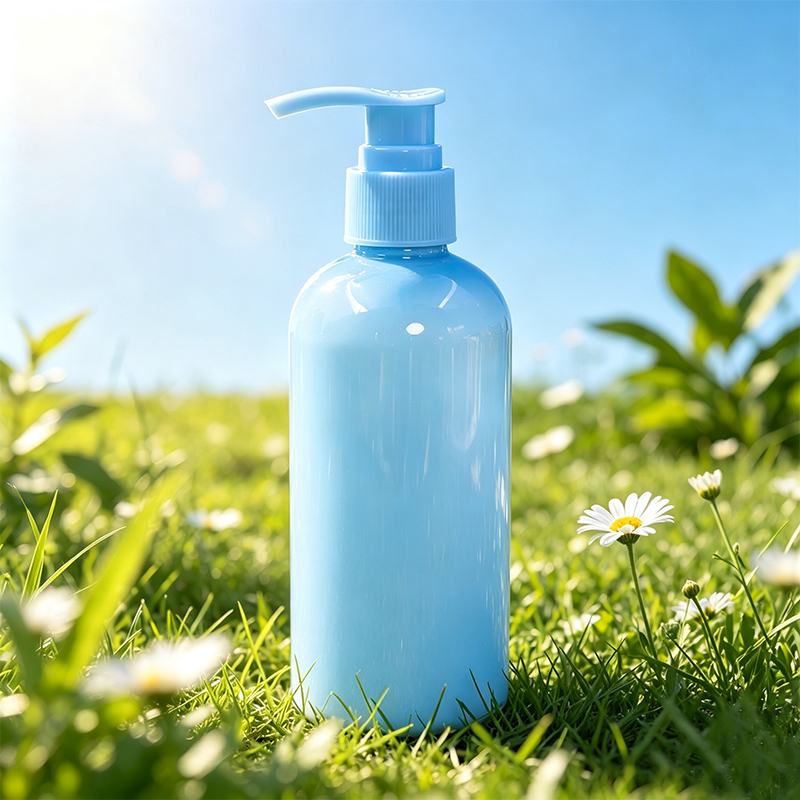 Blue White Color Fine Workmanship Plastic Lotion Pump Cosmetic Dispenser For Personal Care Bottles 24/410 Up Down Lotion Pump - Image 3