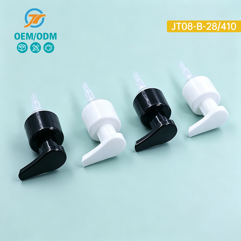 PP Plastic Black White Optional Press Foam Pump Head Solid Workmanship For Washing Lotion Refill Container 28/410 Foam Pump