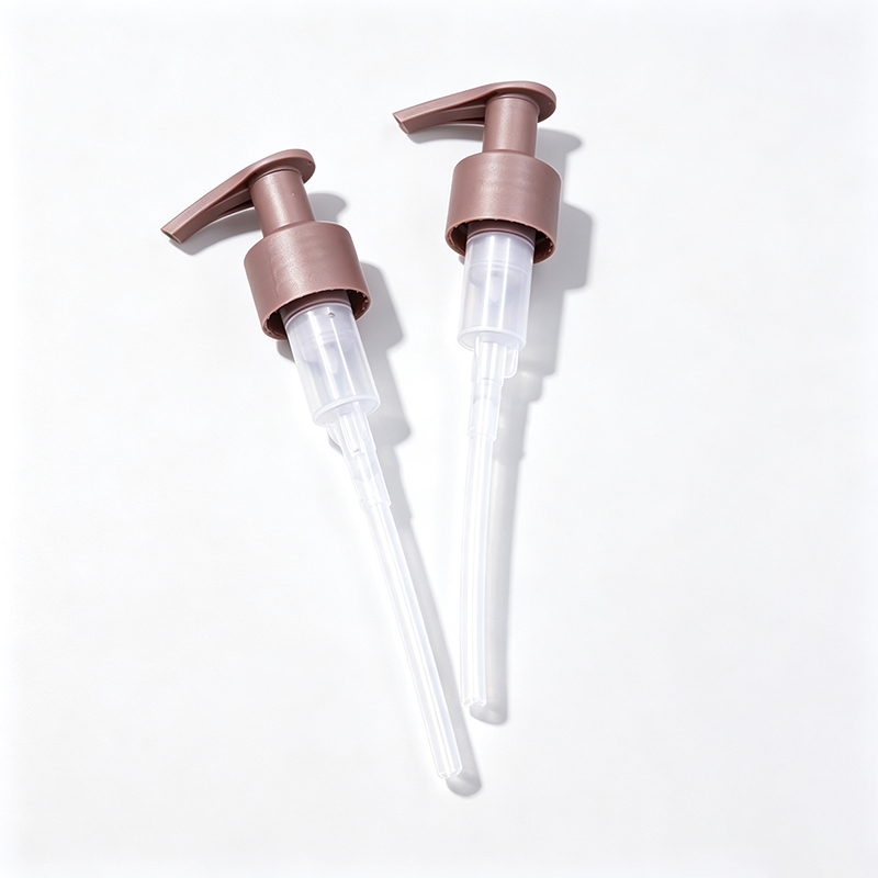 Dark Brown PP Plastic Press Pump Premium Craft Thread Pump For Skincare Lotion Cosmetic Refill Replacement Application 24/410 Left Right Lotion Pump - Image 2