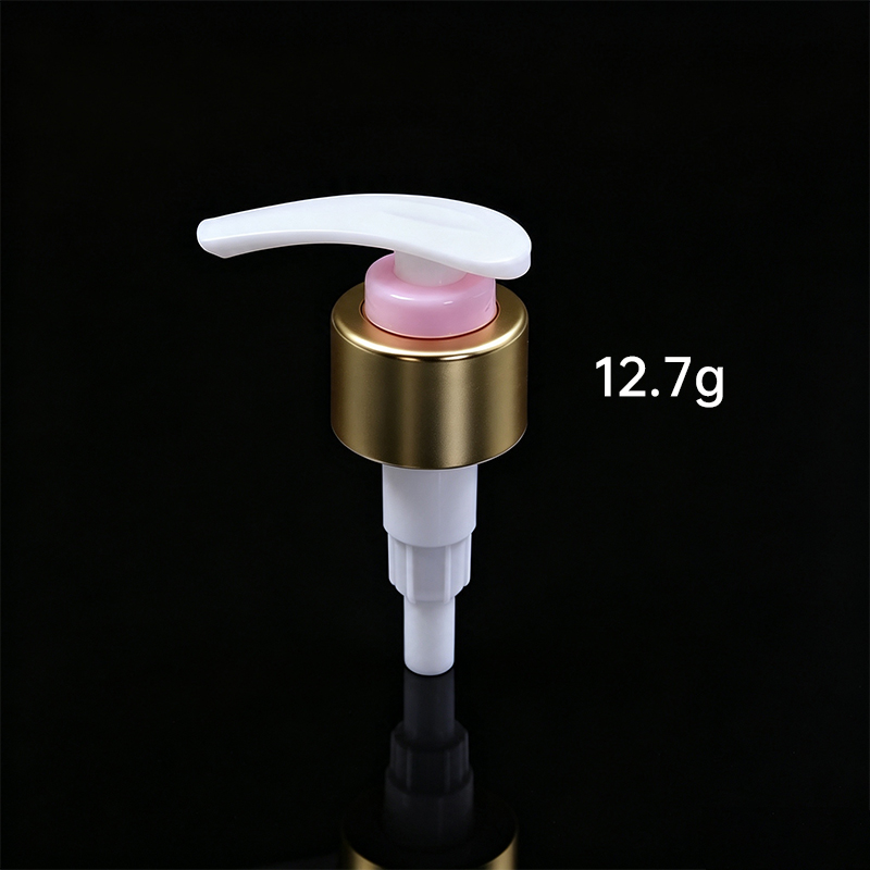 Plastic Electroplating Gold Rose Gold Press Lotion Pump 28 410 For Shampoo And Body Wash 28/410 Up Down Lotion Pump - Image 2